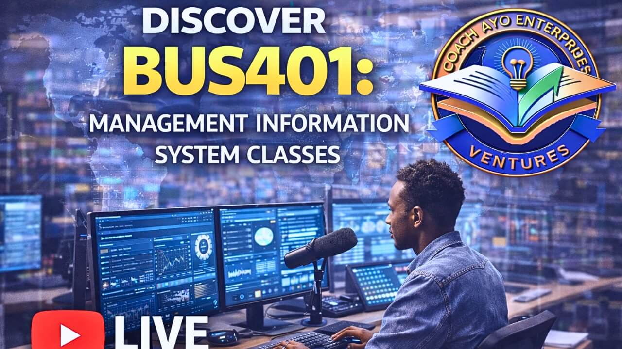 Find the Discover BUS401: Management Information System Classes in the table below.