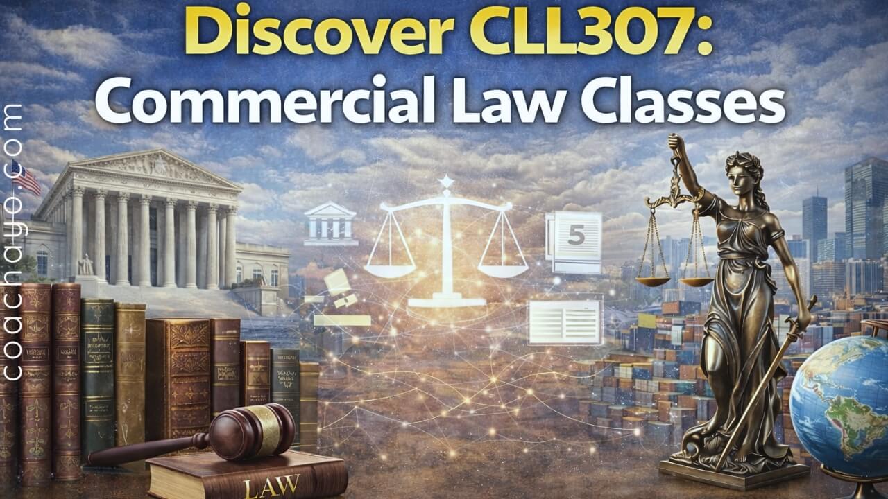 Discover CLL307: Commercial Law Classes
