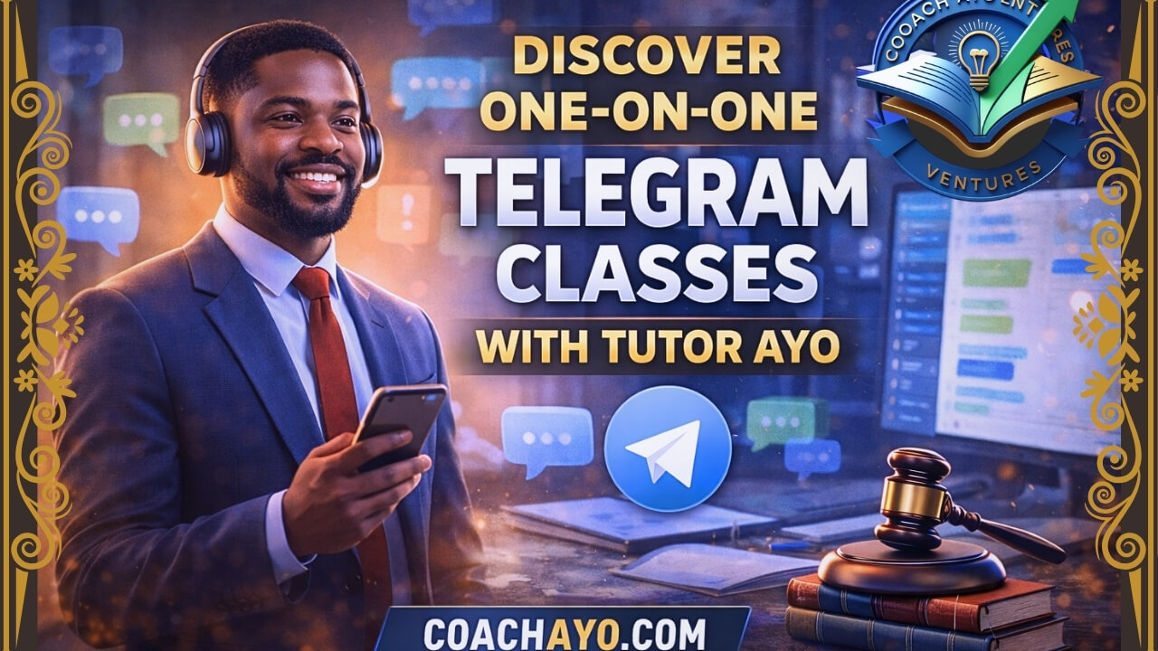 Discover One-on-One Telegram Classes with Tutor Ayo