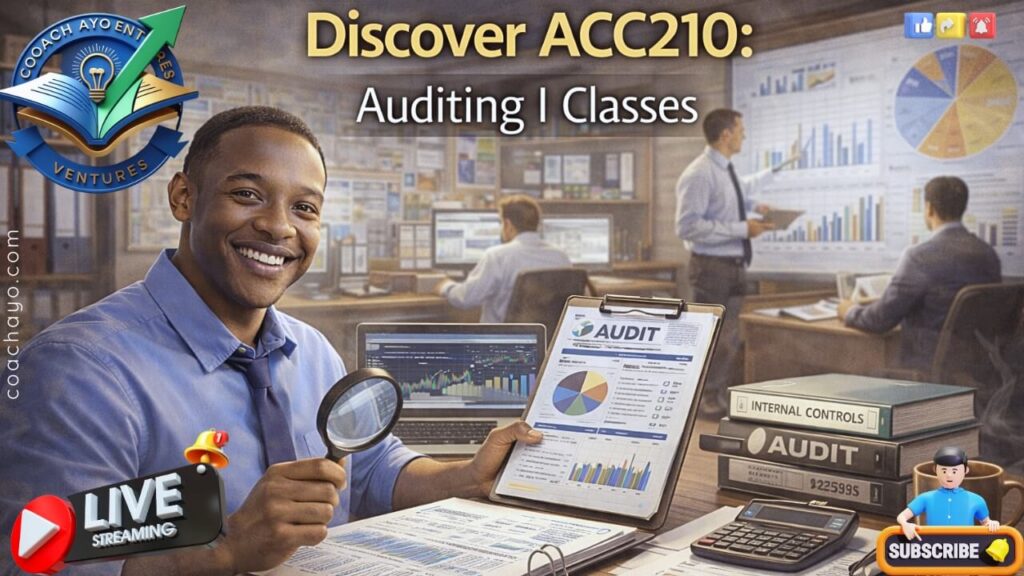 Discover ACC210: Auditing I Classes