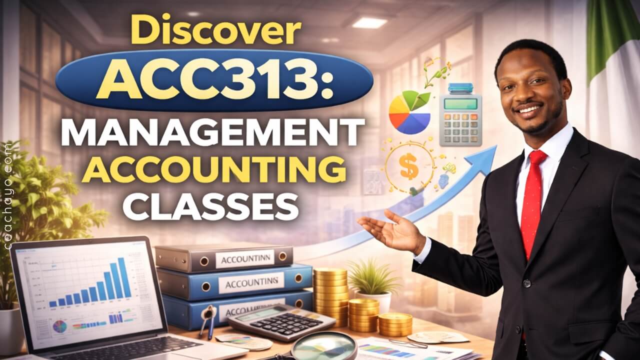Discover ACC313: Management Accounting Classes