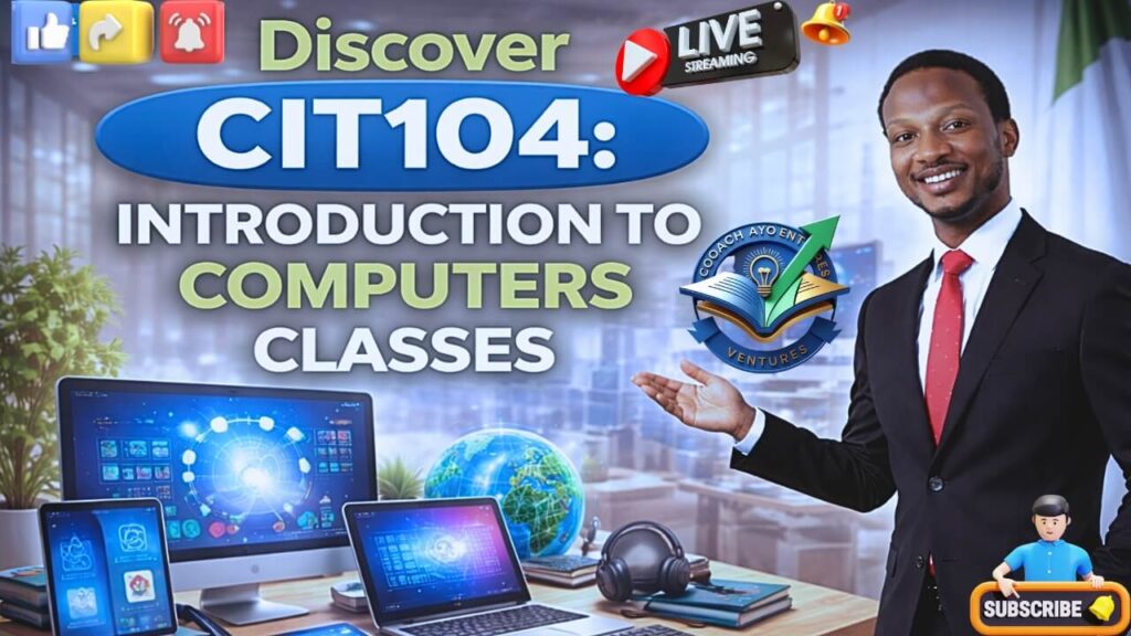 Discover CIT104: Introduction to Computers classes