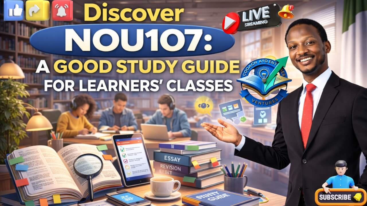 Discover NOU107: A Good Study Guide for Learners’ Classes