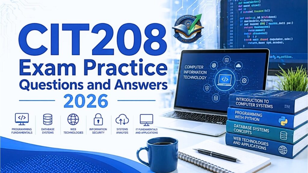CIT208 Exam Practice Questions and Answers 2026