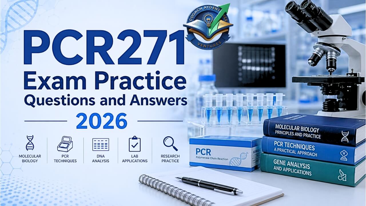 PCR271 Exam Practice Questions and Answers 2026