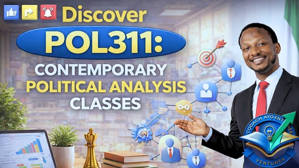Discover POL311: Contemporary Political Analysis Classes