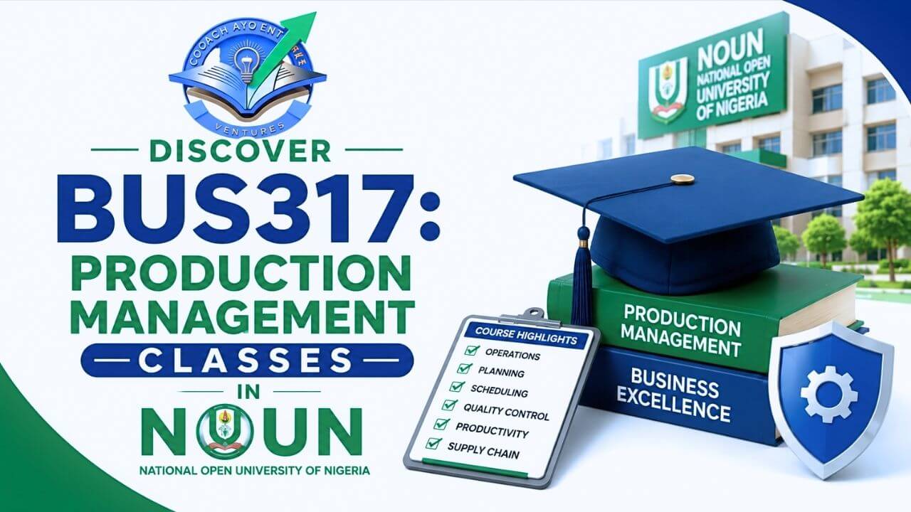Discover BUS317: Production Management Classes