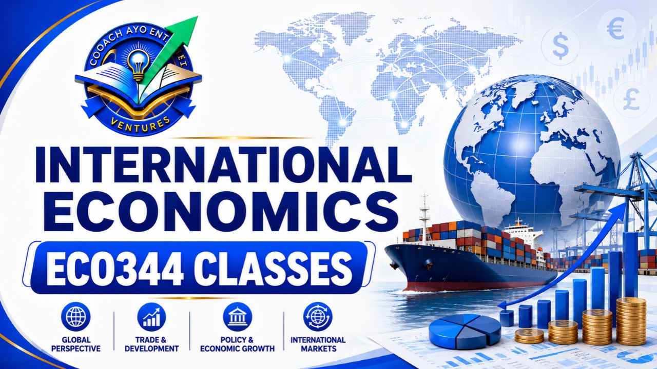 International Economics Eco344 Classes